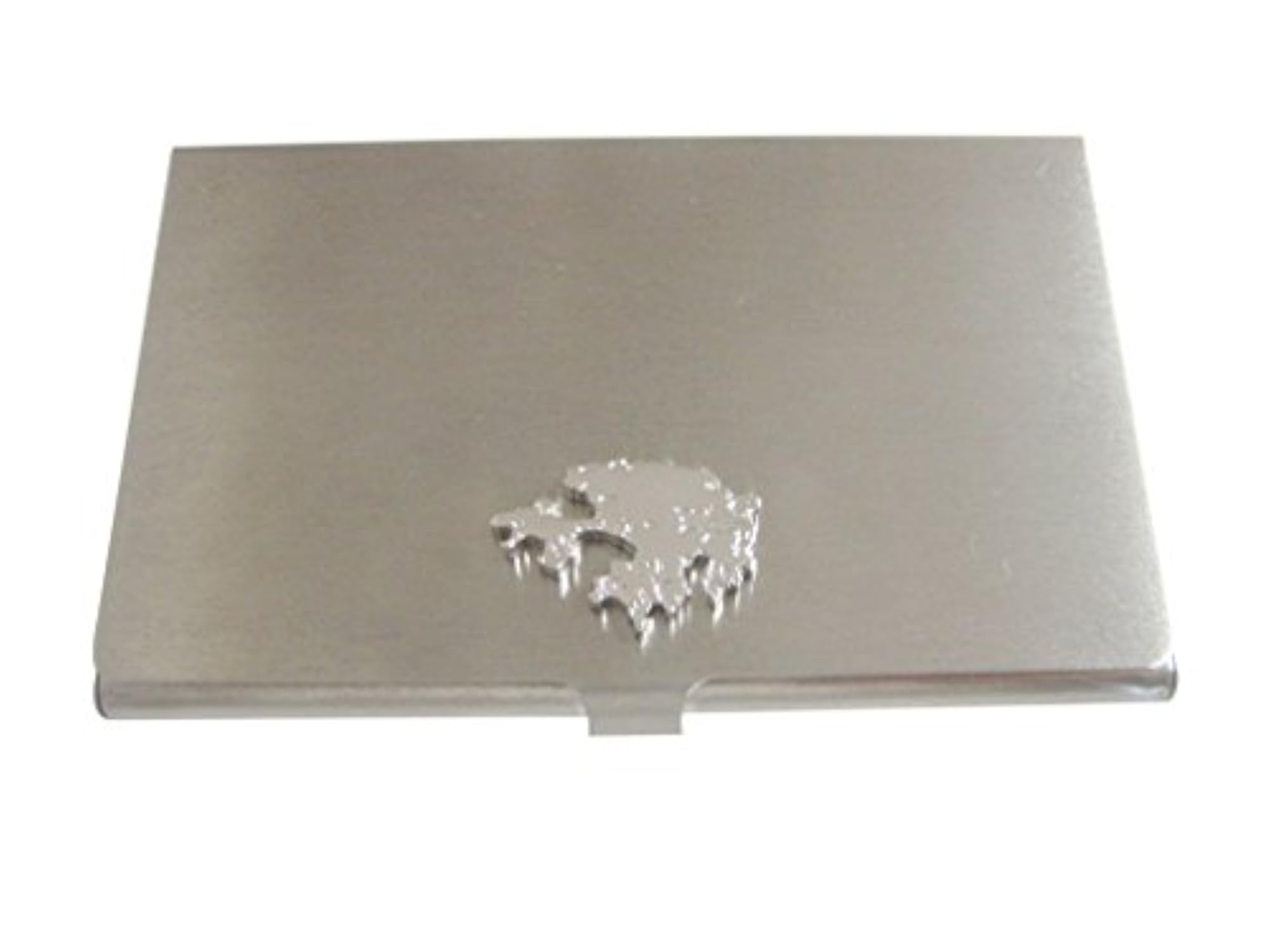 Hong Kong Map Shape Business Card Holder